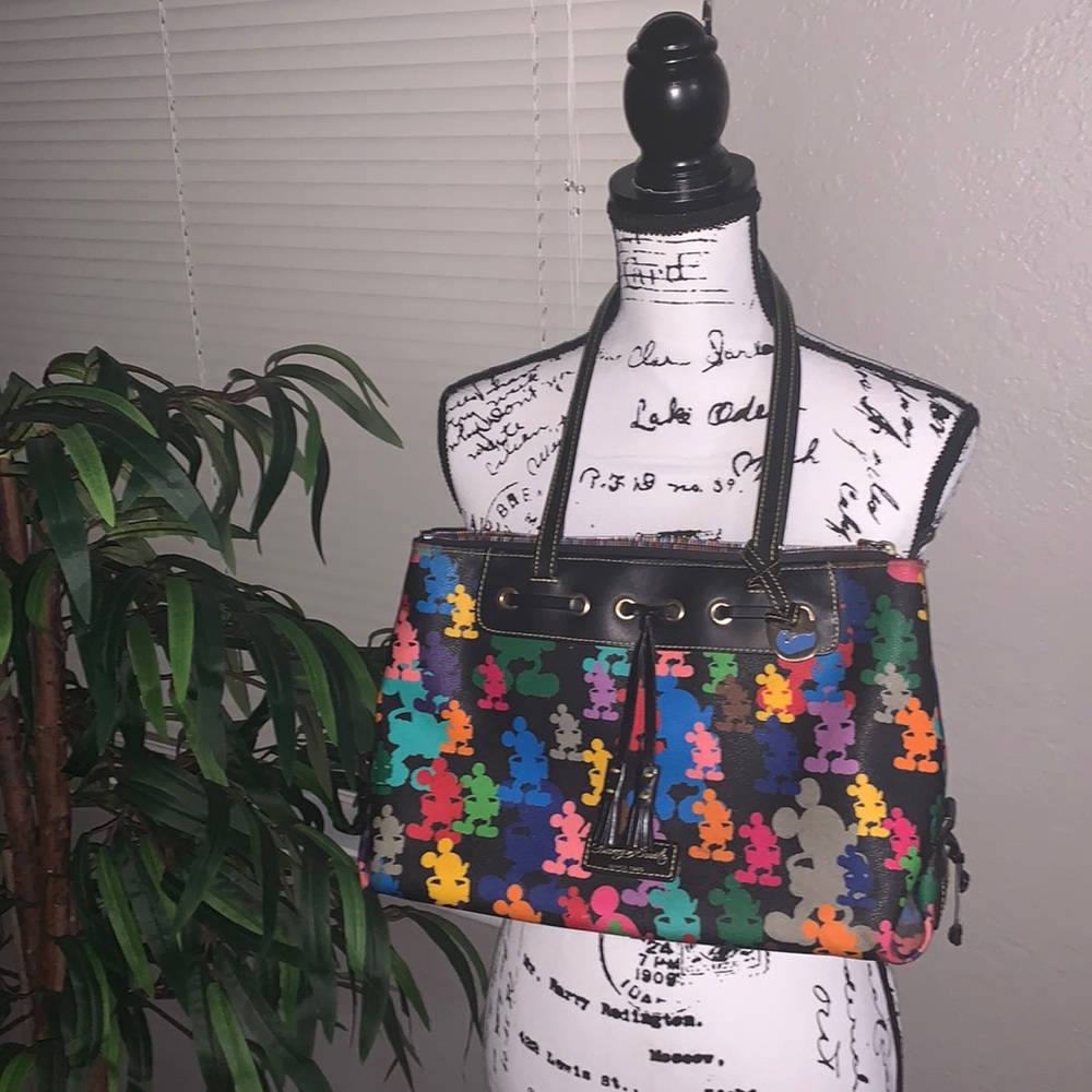 Dooney and Bourke Disney Mickey Silhouette Multi Color Bag